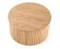Stolik kawowy WOODY naturalny do salonu w stylu boho | MIRAT.