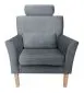 Fotel PIRO BL VELVET ciemnoszary tapicerowany aksamitem | MIRAT. styl GLAMOUR