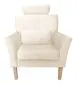 Fotel PIRO MG VELVET ecru tapicerowany aksamitem | MIRAT. styl GLAMOUR
