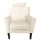 Fotel PIRO MG VELVET ecru tapicerowany aksamitem | MIRAT. styl GLAMOUR
