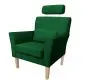 Fotel PIRO MG VELVET zielony tapicerowany aksamitem | MIRAT. styl GLAMOUR