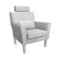 Fotel PIRO MG VELVET jasnoszary tapicerowany aksamitem | MIRAT. styl GLAMOUR