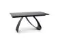 Stół DIUNA CERAMIC 160(240)x90 czarny I sklep meblowy MIRAT. styl LOFT