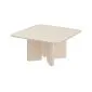 Stolik kawowy DIVERSO 80x80 cappuccino I sklep meblowy MIRAT. styl PASTELE