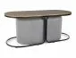 Ława DUAL 120x50 dąb artisan/czarny mat w stylu industrialnym I sklep meblowy MIRAT. styl LOFT