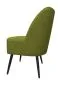Fotel DUNAJ BL VELVET oliwkowy tapicerowany aksamitem | MIRAT. w stylu  kolekcja