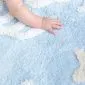 Dywan dziecięcy BABY, YOU ROCK! 120x120 niebieski z napisem | MIRAT. w stylu  kolekcja