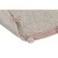Dywan dziecięcy BUBBLY VINTAGE NUDE 120x120 beżowy z pomponami | MIRAT. w stylu kolekcja
