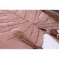 Dywan dziecięcy MONSTERA VINTAGE NUDE 120x180 w kształcie liścia | MIRAT. w stylu kolekcja
