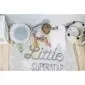 Dywan dziecięcy LITTLE SUPERSTAR 120x120 szary okrągły | MIRAT. w stylu  kolekcja