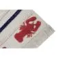 Dywan MINI LOBSTER 80x140 beżowy/czerwony prostokątny | MIRAT.