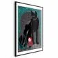Plakat Czerwony kapturek 21x30 cm z ramą czarną z marginesem | MIRAT.