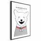 Plakat Piesek Harry 21x30 cm z ramą czarną z marginesem | MIRAT.