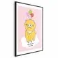 Plakat Podniebna świnka 29,7x42 cm z ramą czarną z marginesem | MIRAT.