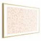 Plakat Pastelowe tęcze 42x29,7 cm z ramą złotą z marginesem | MIRAT.
