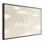 Plakat Myszka na księżycu 60x40 cm z ramą czarną bez marginesu | MIRAT.