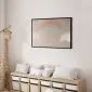 Plakat Tęcza w deszczu 90x60 cm z ramą czarną bez marginesu | MIRAT.