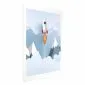 Plakat Rakieta w chmurach 40x60 cm bez ramy z marginesem | MIRAT.