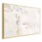 Plakat Bajkowe niebo 30x21 cm z ramą złotą bez marginesu | MIRAT.