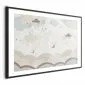 Plakat Bajkowa noc 42x29,7 cm z ramą czarną z marginesem | MIRAT.