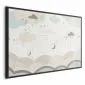 Plakat Bajkowa noc 60x40cm z ramą czarną bez marginesu | MIRAT. kolekcja e-C-10063-ao-a