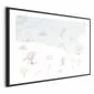 Plakat Przygoda pośród chmur 60x40 cm z ramą czarną z marginesem | MIRAT.