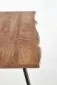 Stół LARSON 120x80 dąb naturalny na metalowych nogach | MIRAT. styl LOFT