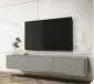 Szafka RTV KARL 175cm wisząca/stojąca szary mat do salonu I sklep meblowy MIRAT. styl GLAMOUR