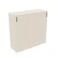 Szafka biurowa przesuwna EASY SPACE CABINET S 3-OH 120cm kaszmirowa zamykana I sklep meblowy MIRAT.
