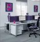 Kontenerek biurowy EASY SPACE MOB PB 4S akacjowy na kółkach I sklep meblowy MIRAT. styl SKANDYNAWSKI