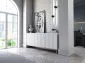 Komoda TAL 3D 168 biała mat MEBLE LINDNER | MIRAT. w stylu GLAMOUR kolekcja TAL