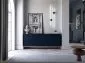 Komoda TAL 3D 168 granatowa mat MEBLE LINDNER | MIRAT. w stylu GLAMOUR, LOFT kolekcja TAL