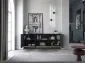 Komoda TAL 3D 168 granatowa mat MEBLE LINDNER | MIRAT. w stylu GLAMOUR, LOFT kolekcja TAL