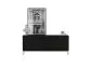 Komoda TAL 3D 168 czarna mat MEBLE LINDNER | MIRAT. w stylu GLAMOUR, LOFT kolekcja TAL