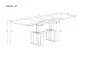 Ława rozkładana podnoszona EMPOLI 110(170)x65 dąb stirling industrialna I sklep meblowy MIRAT. styl LOFT