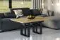 Ława rozkładana podnoszona EMPOLI 110(170)x65 dąb artisan na metalowej podstawie I sklep meblowy MIRAT. styl LOFT