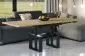 Ława rozkładana podnoszona EMPOLI 110(170)x65 dąb artisan na metalowej podstawie I sklep meblowy MIRAT. styl LOFT