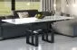 Ława rozkładana podnoszona EMPOLI 110(170)x65 biały połysk do salonu I sklep meblowy MIRAT. styl LOFT