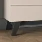 Szafka RTV FRESHION 05 1D2S 160 kaszmirowa/czarna I sklep meblowy MIRAT. kolekcja FRESHION