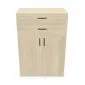Komoda biurowa EASY SPACE CABINET HDE 2D2S 80cm akacjowa zamykana I sklep meblowy MIRAT.
