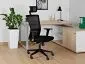 Fotel biurowy ERGONIC czarny do biura z zagłówkiem | MIRAT.