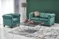 Fotel do salonu ERIKSEN VELVET ciemnozielony w stylu glamour | MIRAT. styl GLAMOUR