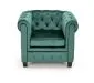 Fotel do salonu ERIKSEN VELVET ciemnozielony w stylu glamour | MIRAT. styl GLAMOUR
