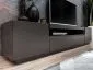 Szafka RTV ESTON B grafit mat nowoczesna do salonu | MIRAT. w stylu kolekcja