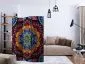 Parawan jednostronny Orient 135x172 cm 3-częściowy fioletowy | MIRAT.