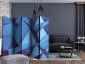 Parawan jednostronny 3D 225x172 cm 5-częściowy fioletowy | MIRAT.