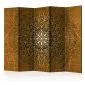 Parawan dwustronny Orient 225x172 cm 5-częściowy brązowy | MIRAT.