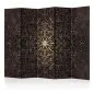Parawan akustyczny Orient 225x172 cm 5-częściowy brązowy | MIRAT.