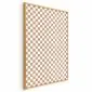 Plakat Brązowa geometria 21x30 cm z ramą złotą bez marginesu | MIRAT.