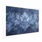 Plakat Błękitny ornament 42x29,7 cm bez ramy z marginesem | MIRAT.